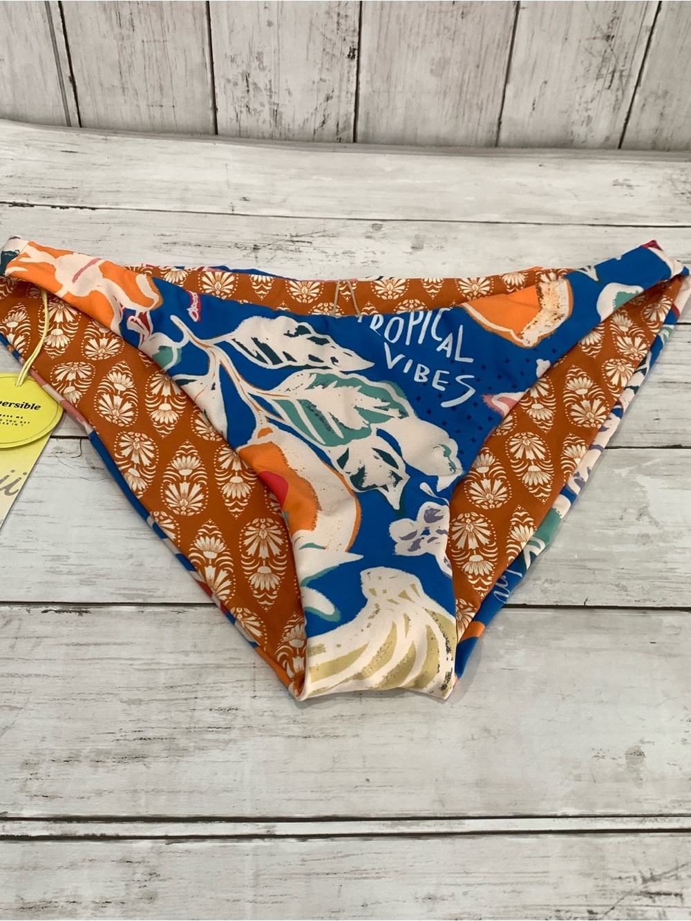 Maaji Reversible Bikini Set Top/Bottom Tropical Bliss Sublimity Bralette XL NWT - Picture 8 of 15